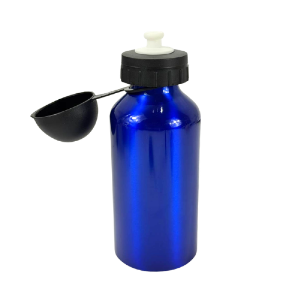 Велосипедна Фляга Shunfeng 300 Мл Алюмінієва Синя З Фляготримачем