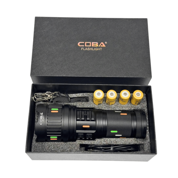 Ліхтар NIGHT VISION FLUORESCENCE CB-G401Y-30W Power Bank Індикація Заряду 4x18650 ЗУ Type-C Zoom Box Ліхтар NIGHT VISION FLUORESCENCE CB-G401Y-30W Power Bank Індикація Заряду 4x18650 ЗУ Type-C Zoom Box