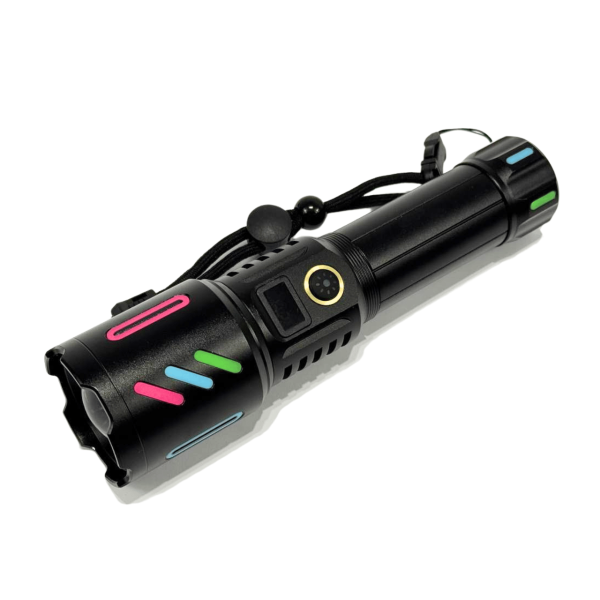 Ліхтар NIGHT VISION FLUORESCENCE 1143-WHITE LASER LED PM10-TG 1x26650 Power Bank ЗУ Type-C Zoom Ліхтар NIGHT VISION FLUORESCENCE 1143-WHITE LASER LED PM10-TG 1x26650 Power Bank ЗУ Type-C Zoom