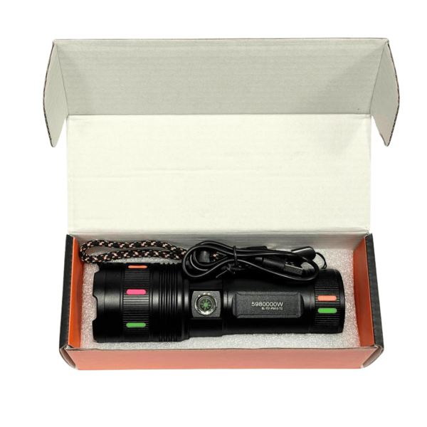 Ліхтар NIGHT VISION FLUORESCENCE 701-PM10-TG Li-Ion Акумулятор ЗУ Type-C Індикація Заряду Zoom Ліхтар NIGHT VISION FLUORESCENCE 701-PM10-TG Li-Ion Акумулятор ЗУ Type-C Індикація Заряду Zoom