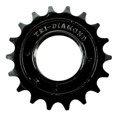 Тріскачка одинарна BMX / Single Speed 18T (Ø 34 мм) TRI-DIAMOND FW-318BK різьбова (чорна)