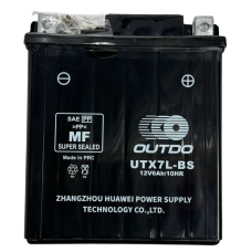 Акумулятор UTX7L-BS 12V6Ah/10HR кислотний високий вузький 10.01.2024 Outdo