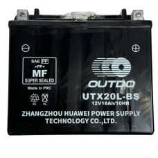 Акумулятор UTX20L-BS 12V18Ah / 10HR кислотний Outdo
