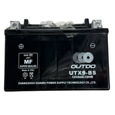 Акумулятор UTX9-BS 12V8Ah/10HR кислотний Outdo