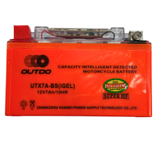 Акумулятор UTX7А-BS (iGEL) 12V7Ah/10HR гелевий з індикатором 10.01.2024 Outdo