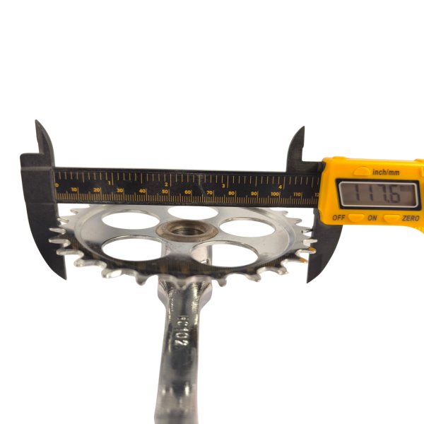 Система дитяча 12 під клин 28 зубів 102 мм довжина шатуна Shunfeng