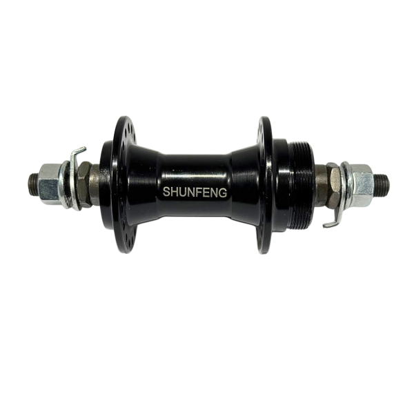 Велосипедна Втулка Передня 219 Shunfeng Чорна 36 Спиць 140мм Дискове Гальмо Алюміній