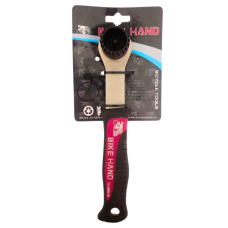 Ключ для снятия картриджа каретки с ручкой Bike Hand YC-26BB-2A (20 зубьев) оригинал Тайвань с направляющей осью съемник каретки