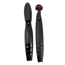 Комплект крыльев HUASION 20"-26" H-N07A + H-N07 Быстросъемные велосипедные крылья под консольное крепление, черные не ломаются 
