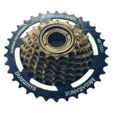 Тріскачка Shimano MF-TZ31-7 MegaRange (14-34T) Велосипедні задні зірки на 7 швидкостей