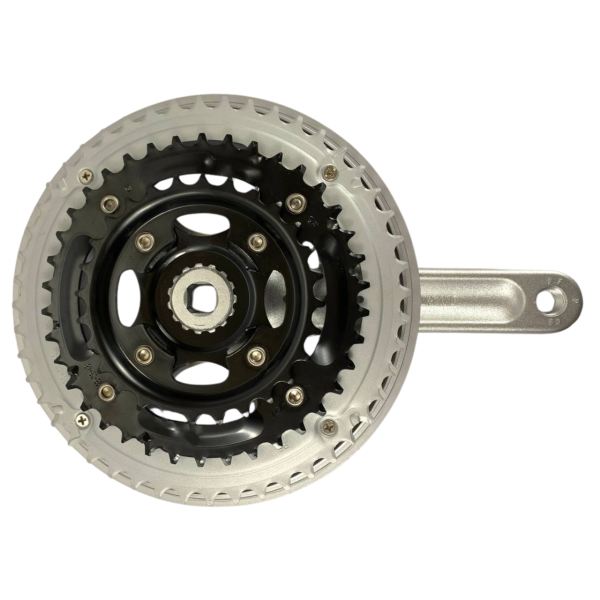 Шатуны Prowheel CM03 MU6918 48-38-28 170мм серая с защитой цепи