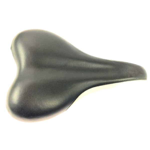 Седло спорт черное с белыми полосами