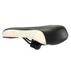 Седло спорт черное с белыми полосами