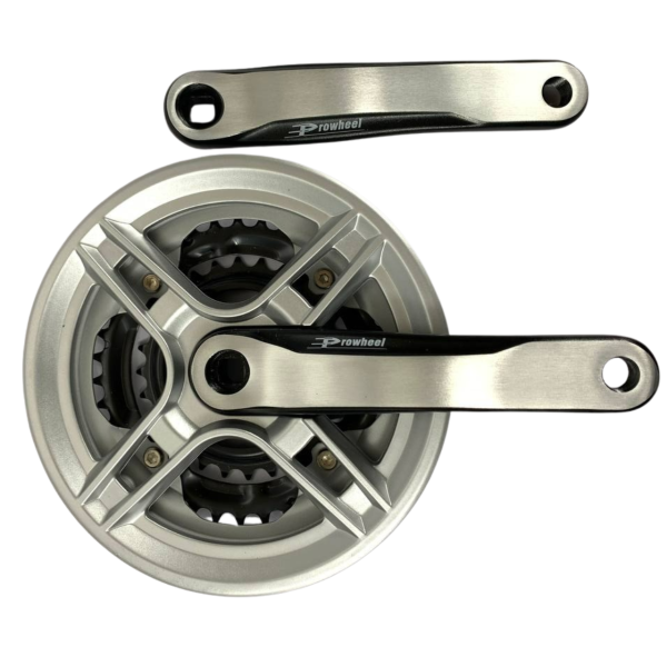 Шатуны Prowheel CN03 MU6916 48-38-28 170мм черно серая с защитой цепи