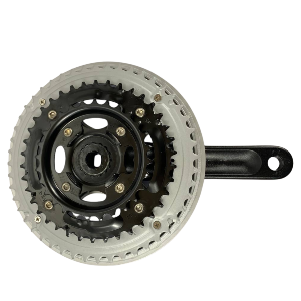 Шатуны Prowheel CN03 MU6916 48-38-28 170мм черно серая с защитой цепи