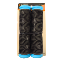 Грипсы черно-голубой елка BST-001