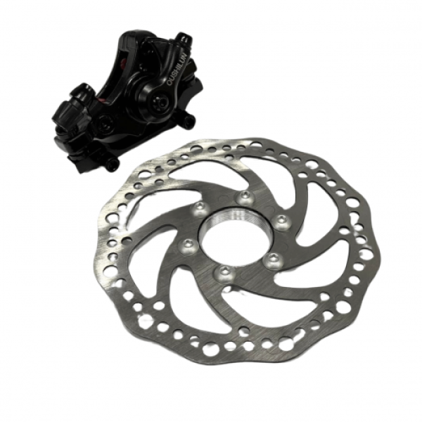 Велосипедный Тормозной Комплект Oushilun Ротор 160мм С Адаптером и Калипером 160/140