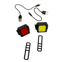 Велосипедний Комплект Фара та Стоп FT-3028-COB Type-C Велосипедний Комплект Фара та Стоп FT-3028-COB Type-C