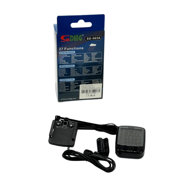 Велосипедний Спідометр SD-563A 27 Функцій Підсвітка Дисплея Велосипедний Спідометр SD-563A 27 Функцій Підсвітка Дисплея