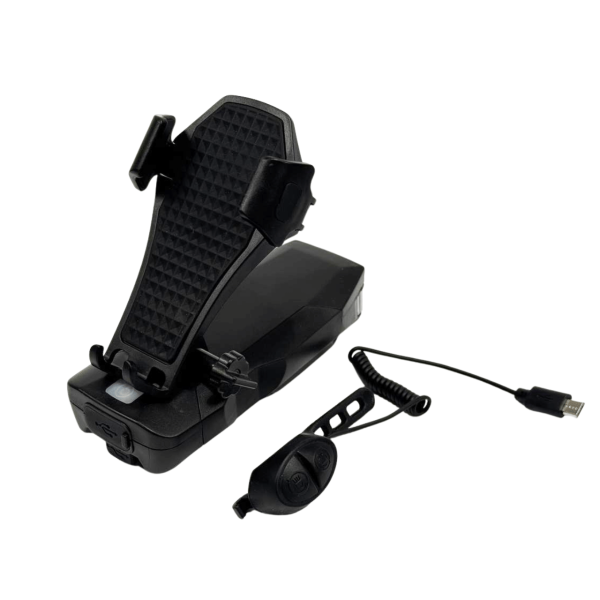 Велосипедна Фара BG-1951/HJ-068 З Сигналом та Тримачем Телефона 5 Режимів Велосипедна Фара BG-1951/HJ-068 З Сигналом та Тримачем Телефона 5 Режимів