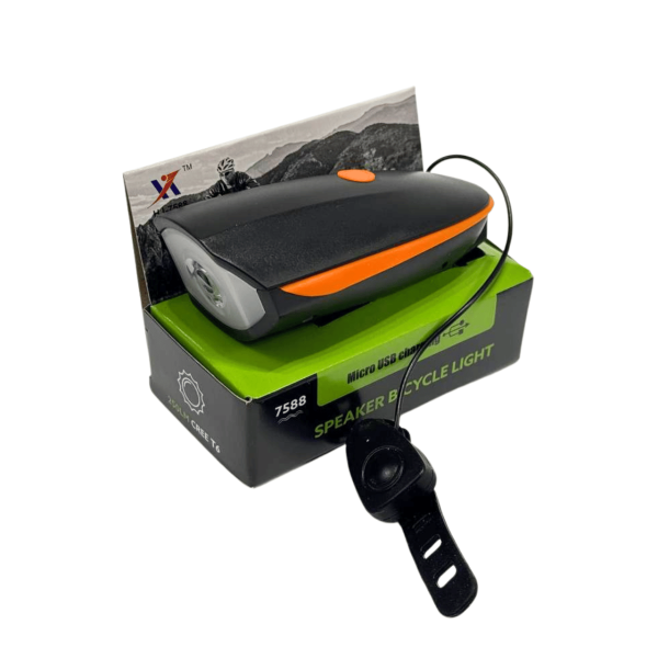 Велосипедна Фара SA 47 HJ-7588 China З Сигналом LED Акумуляторна Помаранчева Велосипедна Фара SA 47 HJ-7588 China З Сигналом LED Акумуляторна Помаранчева