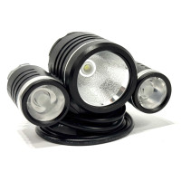 Фара ліхтар на руль і голову  YJ-2800 LED з акумулятором та зарядним пристроєм 