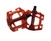 Велосипедні Педалі Hengchi JD-287 Полікарбонат Червоні Велосипедні Педалі Hengchi JD-287 Полікарбонат Червоні