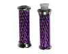 Ручки Газа Для Мото Алюминиевые Фиолетовые "Чешуя"