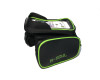 Велосипедный Бардачок (Велосумка) B-Soul GA-75 На Раму Для Телефона 6.5" Черно-Зеленый