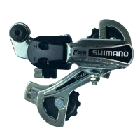 Задний переключатель Shimano RD-TY21 болт с дефектом ржавчины хромированный