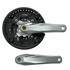 Шатуни Alivio сірі FC-M431 44/32/22 зуба 170 мм Shimano