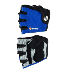 Перчатки с гелевой прокладкой Glove-3 XL синие без пальцев Baisk