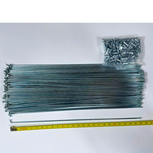 Велосипедна Спиця З Ніпелем Shunfeng 252мм 2мм Упаковка 144 шт