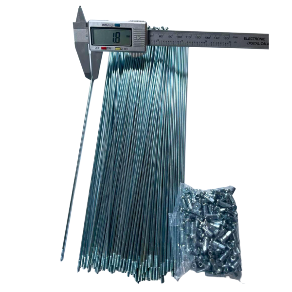 Велосипедна Спиця З Ніпелем Shunfeng 252мм 2мм Упаковка 144 шт