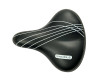 Велосипедне Сідло Широке З Білими Смугами