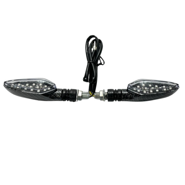 Покажчики Повороту Діодні Човник LED WKT/TL-05C Для Мототехніки JWBP Карбон