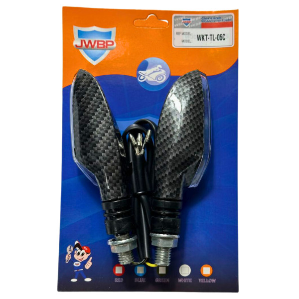 Покажчики Повороту Діодні Човник LED WKT/TL-05C Для Мототехніки JWBP Карбон