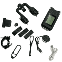 Велосипедний Спідометр MT-088T6 4в1 (Фара + Габарит + Сигнал)