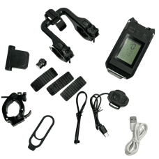 Велосипедный Спидометр MT-088T6 4в1 (Фара + Габарит + Сигнал)