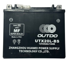 Акумулятор UTX20L-BS 12V20Ah / 10HR кислотний Outdo