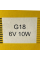 Лампа поворотів прозора G-18 6V 10W