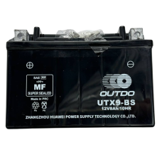 Аккумулятор UTX9-BS 12V8Ah/10HR кислотный Outdo