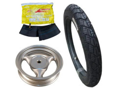 Диски, шини, камери для скутерів і мопедів