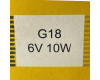 Лампа Поворотов Для Мототехники Прозрачная G-18 6V 10W Лампа Поворотов Для Мототехники Прозрачная G-18 6V 10W
