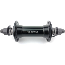 Втулка передня 213 V-brake чорна пром довжина 140 мм Shunfeng