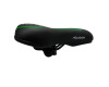 Велосипедное Седло 476 Без Пружин Черно-Зеленое Agilette