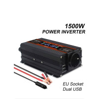 Инвертор преобразователь с 12V на 220-240V LVYUAN 750W максимальная мощность 1500W LVYUAN