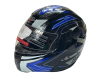 Мотошолом Трансформер 157 BLD Чорно-Синій S 55-56см