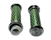 Ручки Газа Для Мото Алюминиевые Зеленые "Чешуя"