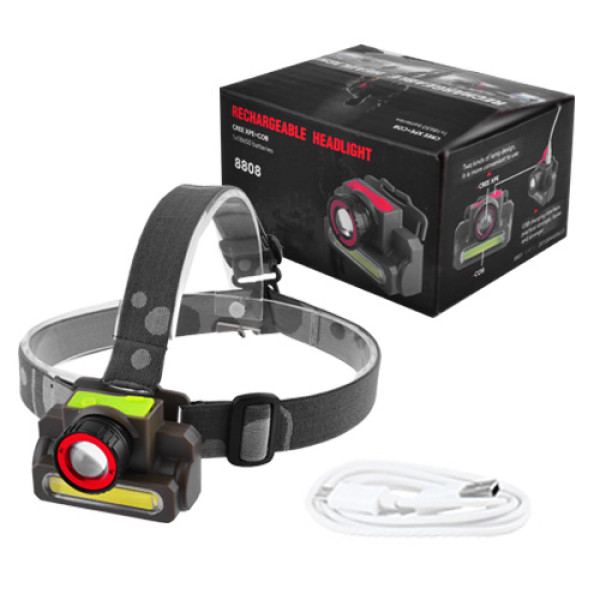 Ліхтар Налобний Police 8808/6908-XPE+COB Li-Ion Акумулятор Zoom ЗП microUSB Box Ліхтар Налобний Police 8808/6908-XPE+COB Li-Ion Акумулятор Zoom ЗП microUSB Box